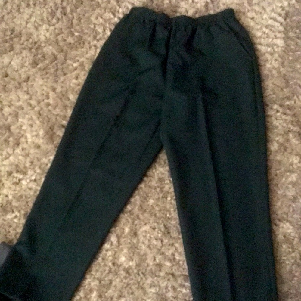 Green dress pants
